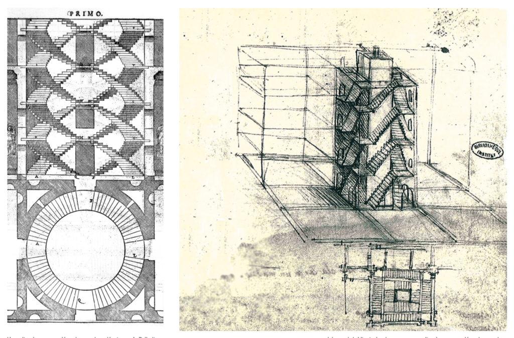 Chambord-Plan-Escalier-Palladio-Vinci