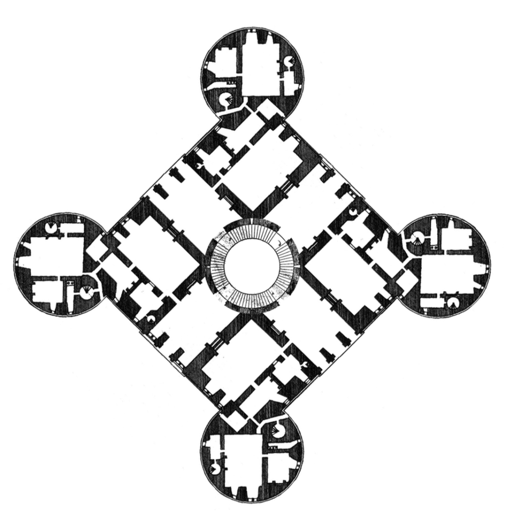 Chambord-Plan-giratoire-Palladio